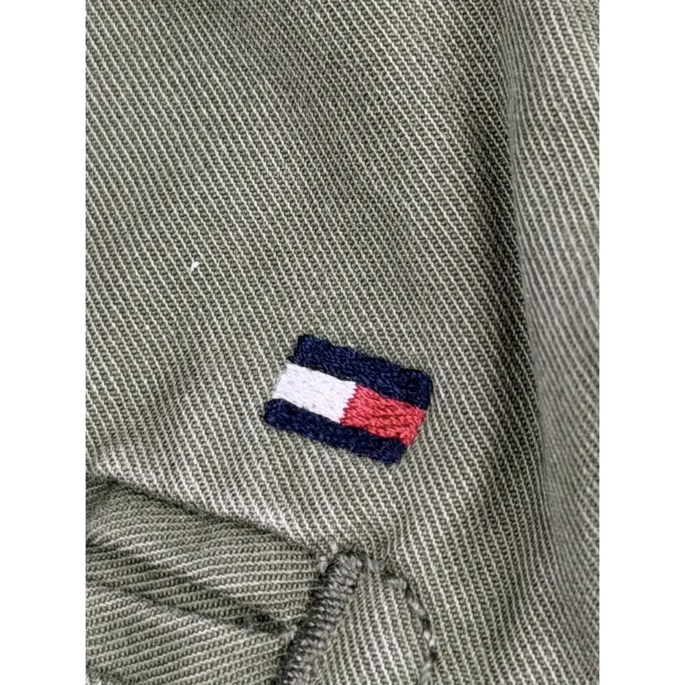 Tommy Hilfiger Shorts Mens 32 Olive Green Chino Classic Fit Casual